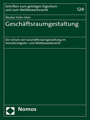 cover image of Geschäftsraumgestaltung